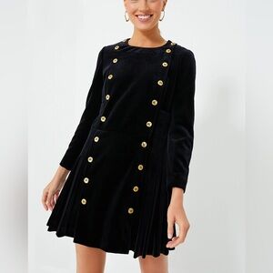 Tuckernuck | Navy Velvet Whitney Dress | NWOT